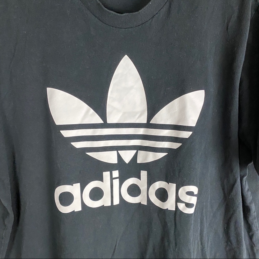 Adidas Logo Shirt Size Large - Picture 3 of 4